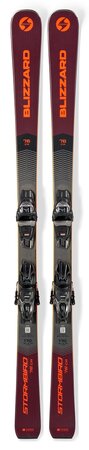 Lyže Blizzard Stormbird 76 CA + TPC 11 DEMO Burgundy/Anthracite 25/26