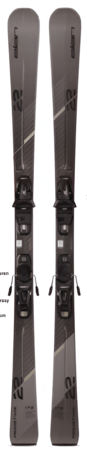 Lyže Elan Primetime 22 Black + Shift X EL 10.0 GW 25/26