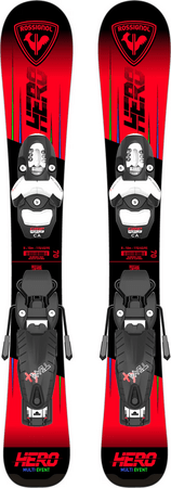 Lyže Rossignol Hero Pro Pre-Drilled + Team 4 GW Black 25/26