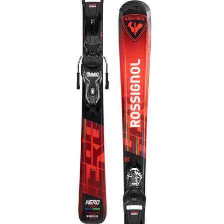 Lyže Rossignol Hero Jr 130-150 Xpress Jr + Xpress 7 GW Black 25/26