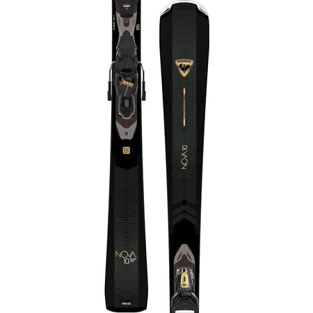 Lyže Rossignol Nova 10 Xpress + Xpress W 11 GW Black/Gold 25/26
