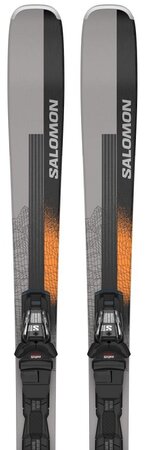 Lyže Salomon E Stance 84 + M12 Gw F90 Grey/Orange 23/24