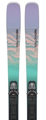 Lyže Salomon E Stance W 84 + M10 Gw L90 Blue/Lila 23/24