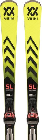Lyže Völkl Racetiger SL + rMotion3 12 GW Black/Red 23/24