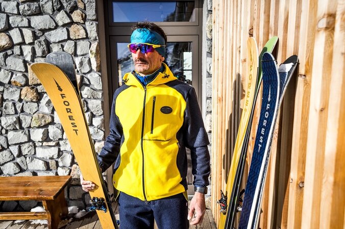 Bunda Black hill outdoor Veles Žltá/Modrá