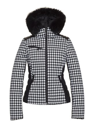 Lyžiarska Bunda Goldbergh KATE Real Fox Fur White