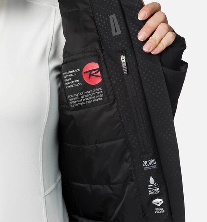 Lyžiarska bunda Rossignol W Controle Black 20/21