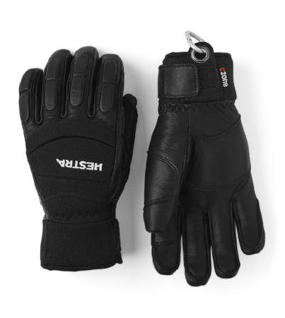 Rukavice Hestra Vertical Cut CZone - 5 Fing Svart/Svart