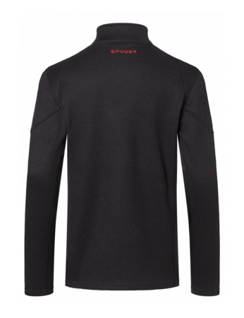 Mikina Spyder Bandit Flat Half Zip BLR Black/Red 20/21