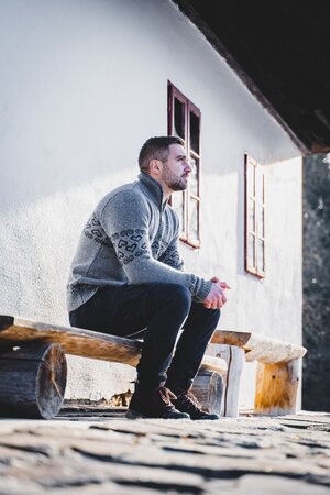 Sveter Black hill outdoor Patriot Sivá