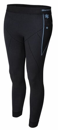 Dámske termo legíny Blizzard Viva long pants Anthracite/Light Blue