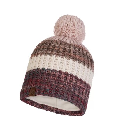 Čiapka Buff Knitted & Fleece Band Alina Blossom Red