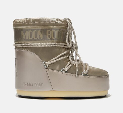 Snehule Moon Boot Icon Low Glance Platinum