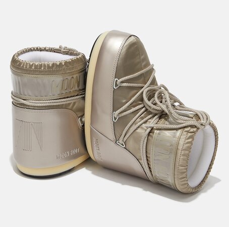 Snehule Moon Boot Icon Low Glance Platinum