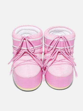 Snehule Moon Boot Icon Low Nylon Pink