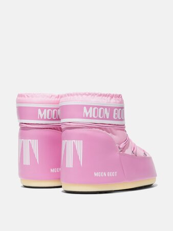 Snehule Moon Boot Icon Low Nylon Pink