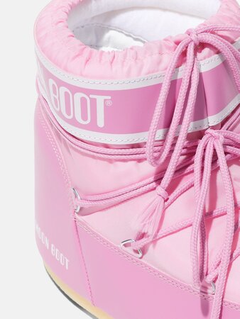 Snehule Moon Boot Icon Low Nylon Pink