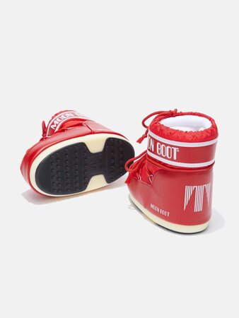 Snehule Moon Boot Icon Low Nylon Red