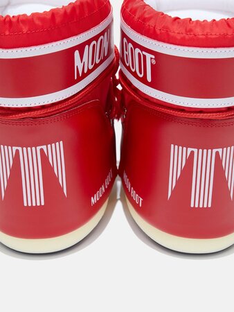 Snehule Moon Boot Icon Low Nylon Red