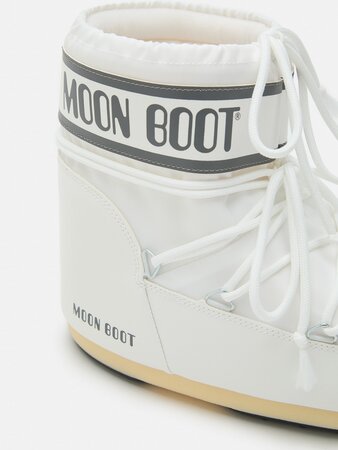Snehule Moon Boot Icon Low Nylon White Mono