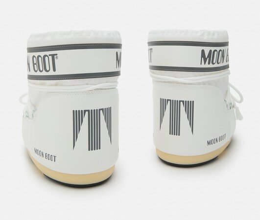 Snehule Moon Boot Icon Low Nylon White Mono