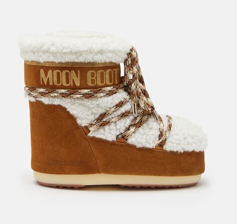Snehule Moon Boot Icon Low Shearling Whisky/Off White