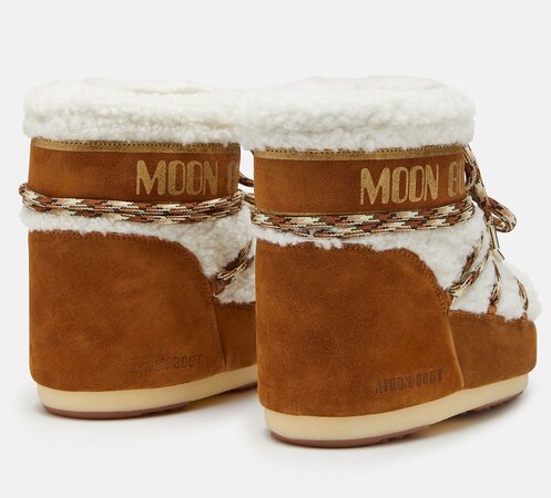 Snehule Moon Boot Icon Low Shearling Whisky/Off White