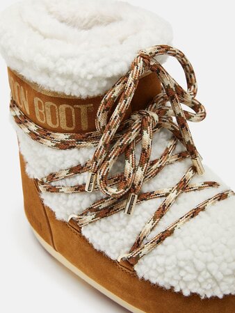 Snehule Moon Boot Icon Low Shearling Whisky/Off White