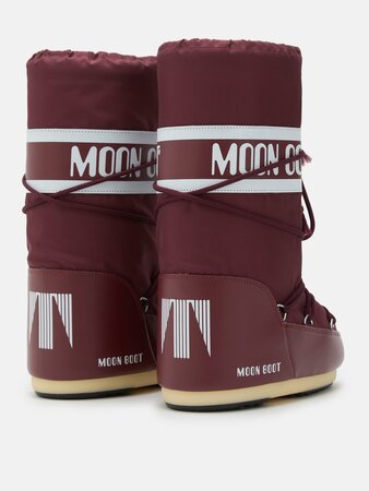 Snehule Moon Boot Icon Nylon Burgundy