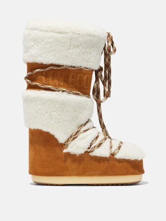 Snehule Moon Boot Icon Shearling Whisky/Off White