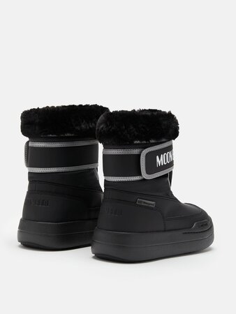 Detské snehule Moon Boot Junior Park Strap Black