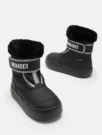 Detské snehule Moon Boot Junior Park Strap Black