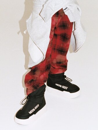 Detské snehule Moon Boot Junior Park Tube Mid Black
