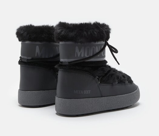 Snehule Moon Boot Ltrack Faux Fur Black
