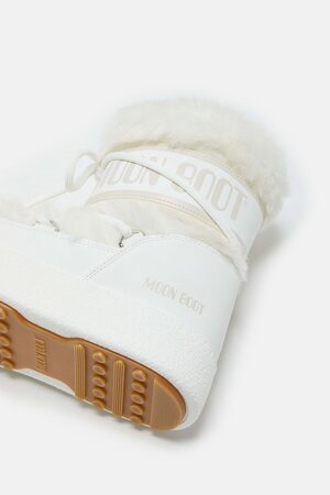 Snehule Moon Boot Ltrack Faux Fur White