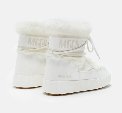 Snehule Moon Boot Ltrack Faux Fur White