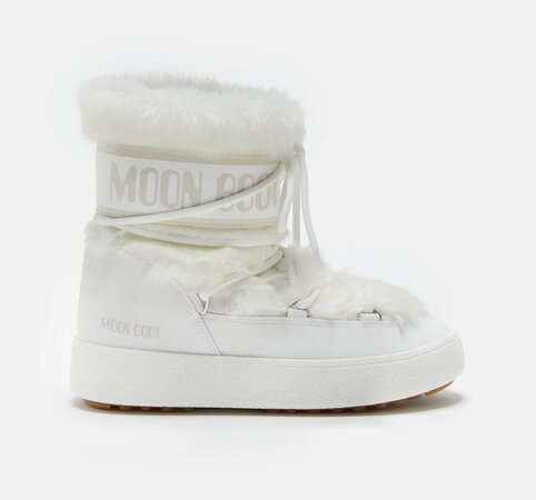 Snehule Moon Boot Ltrack Faux Fur White