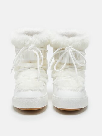 Snehule Moon Boot Ltrack Faux Fur White