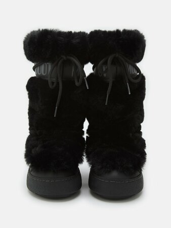 Snehule Moon Boot Ltrack Faux Fur High Black