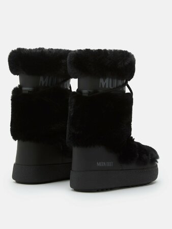 Snehule Moon Boot Ltrack Faux Fur High Black