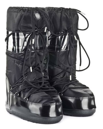 Snehule Moon Boot Icon Glance Black Snehule Moon Boot Icon Glance Black