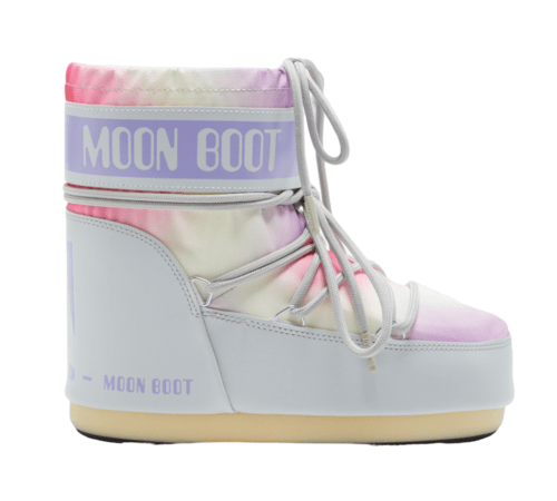Snehule Moon Boot Icon Low Tie Dye Glacier Grey