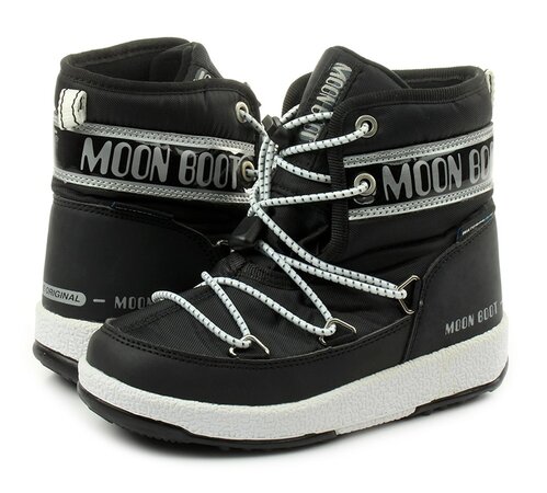 Snehule Moon Boot Jr Boy Mid Wp Black/Silver