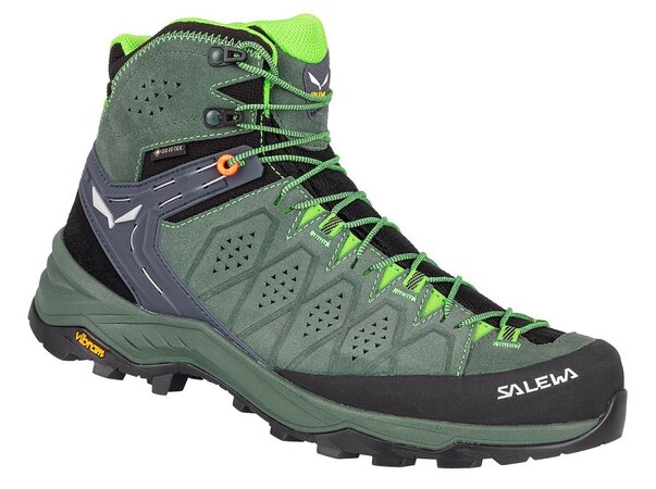 Topánky Salewa MS ALP Trainer 2 Mid GTX Raw Green/Pale Frog