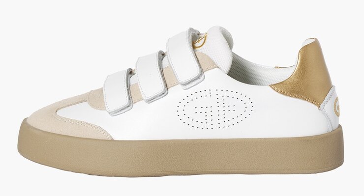 Topánky Goldbergh Strap Sneaker White