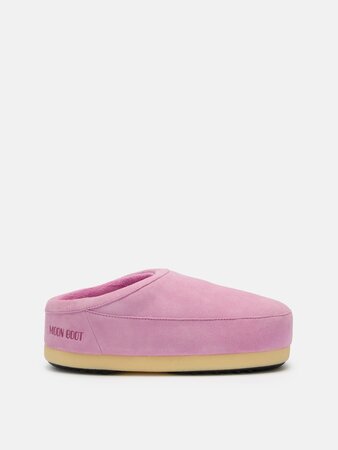 Šľapky Moon Boot EVX Mule Loaf Suede Gum