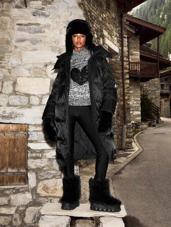 Snehule Goldbergh Fun Fur Snowboot Black Snehule Goldbergh Fun Fur Snowboot Black