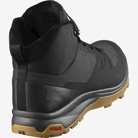Topánky Salomon Outsnap Climasalomon™ Waterproof Black/Ebony/Gum1a