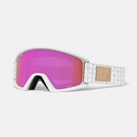 Lyžiarske okuliare Giro Dylan White Quilted Amber Pink/Yellow