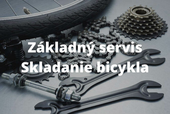 Základný servis - Skladanie bicykla
